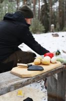 Morakniv Rombo BlackBlade (S) Ash Wood Outdoor Cooking Knife (22)
