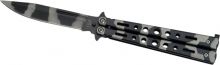 Joker motýlek Aluminum Black Camo Coated Butterfly 100 mm