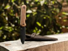 BeaverCraft Bushcraft Knife BSH5 Shadow Carbon Steel 95mm Walnut (1)