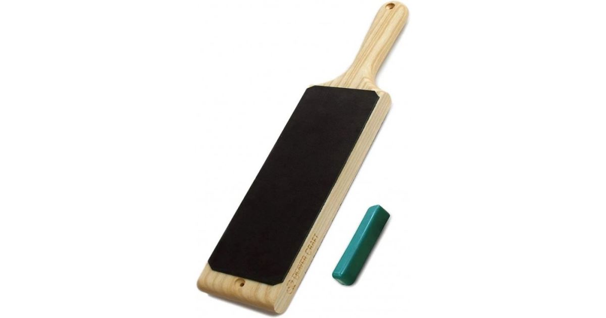 Obtahovací kůže na lžičkové nože – dřevěná paddle strop deska