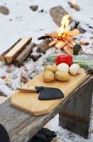 Morakniv Rombo BlackBlade (S) Ash Wood Outdoor Cooking Knife (23)