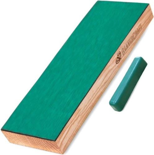BeaverCraft obtahovací kůže One-Side Leather Paddle Strop Block