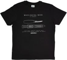 Morakniv triko T-Shirt Woodcarving 106 S black