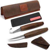 BeaverCraft řezbářská sada Spoon Carving Set in Genuine Leather