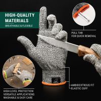 BeaverCraft ochranné rukavice Cut-Resistant Wood Carving Gloves (3)