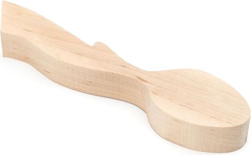 BeaverCraft polotovar Wood Carving Leaf Spoon Blank Alder olše