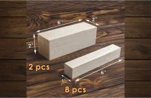 BeaverCraft polotovary Wood Carving Blocks Set 10pcs of Basswood lípa (2)